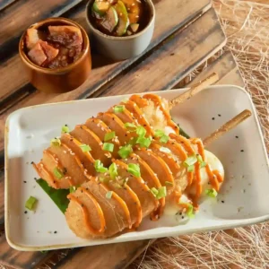 Potato & Cheese Corn Dog