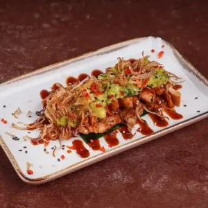 Grilled Chicken Asian Guacamole And Teriyaki