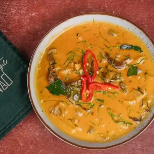 Exotic Mushrooms & Zucchini In Burmese Yellow Curry